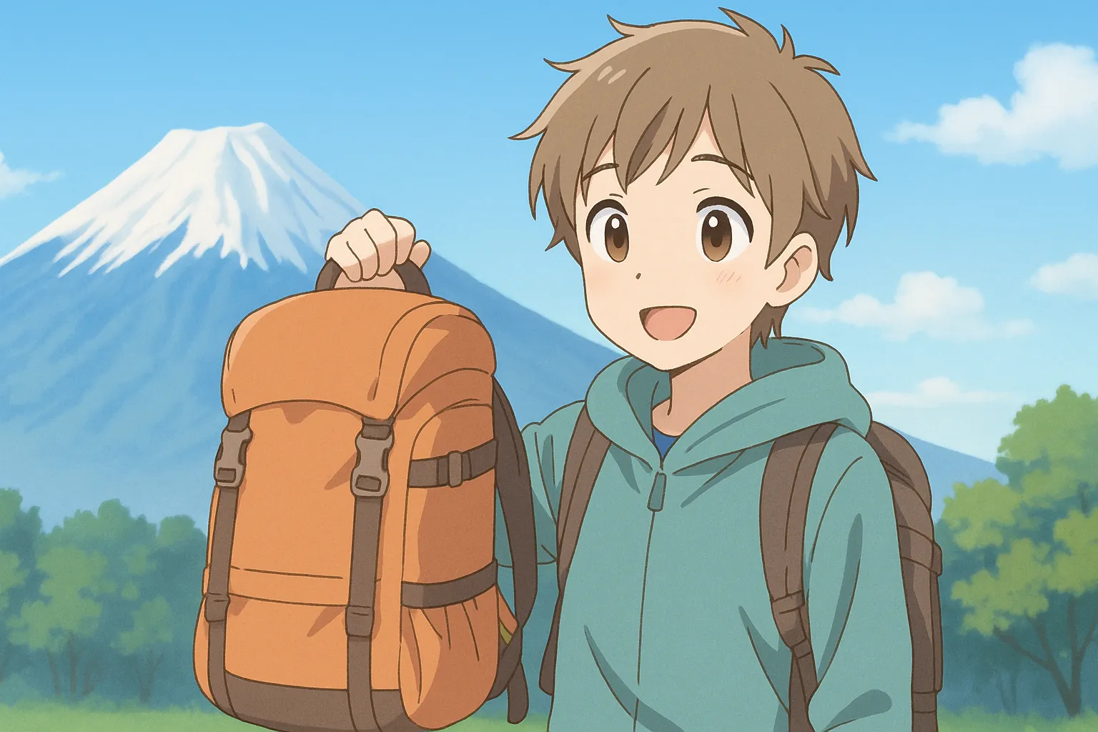 夏登山のメンズ服装