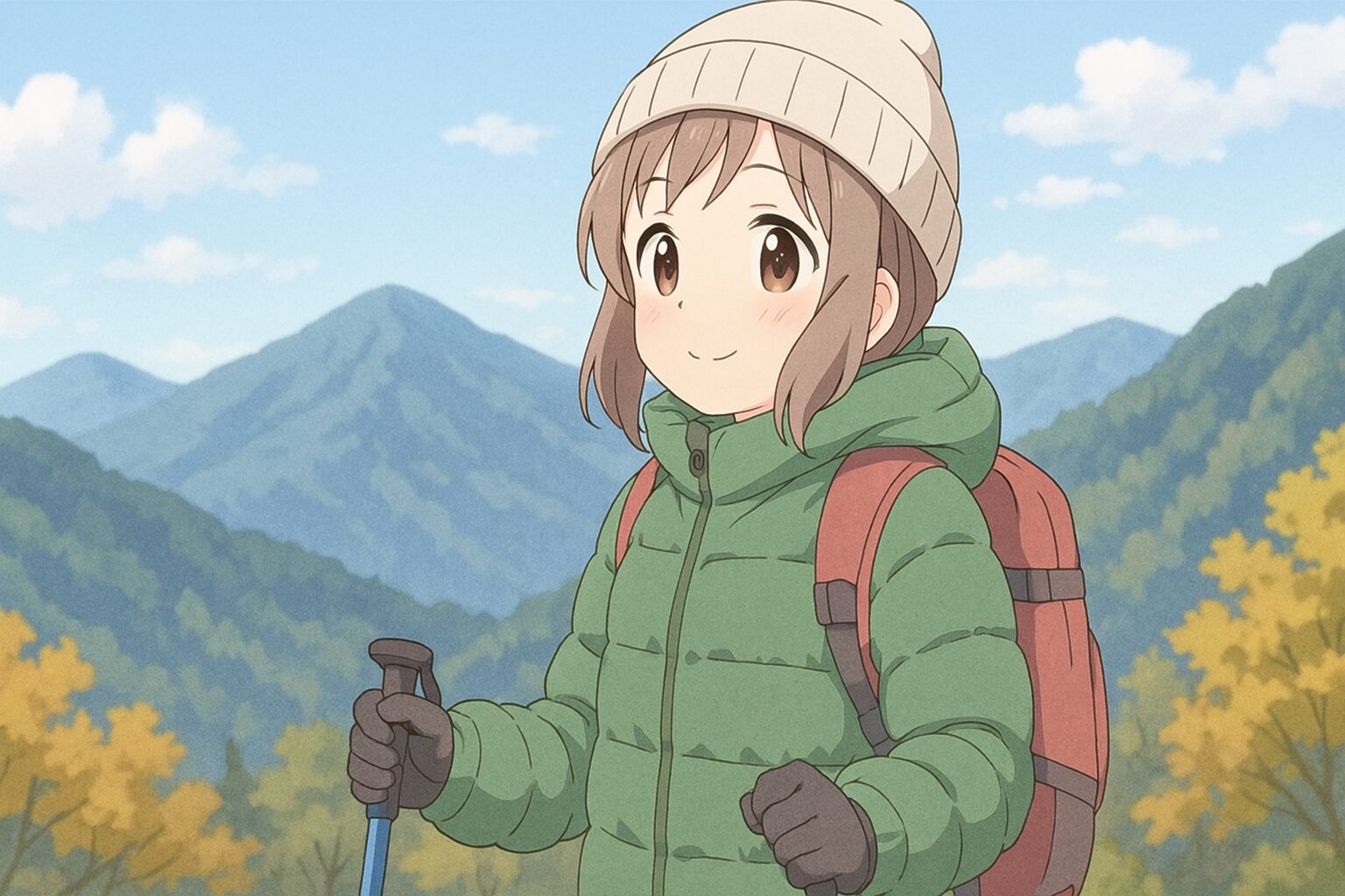 雪山を歩く登山者とワークマンの靴