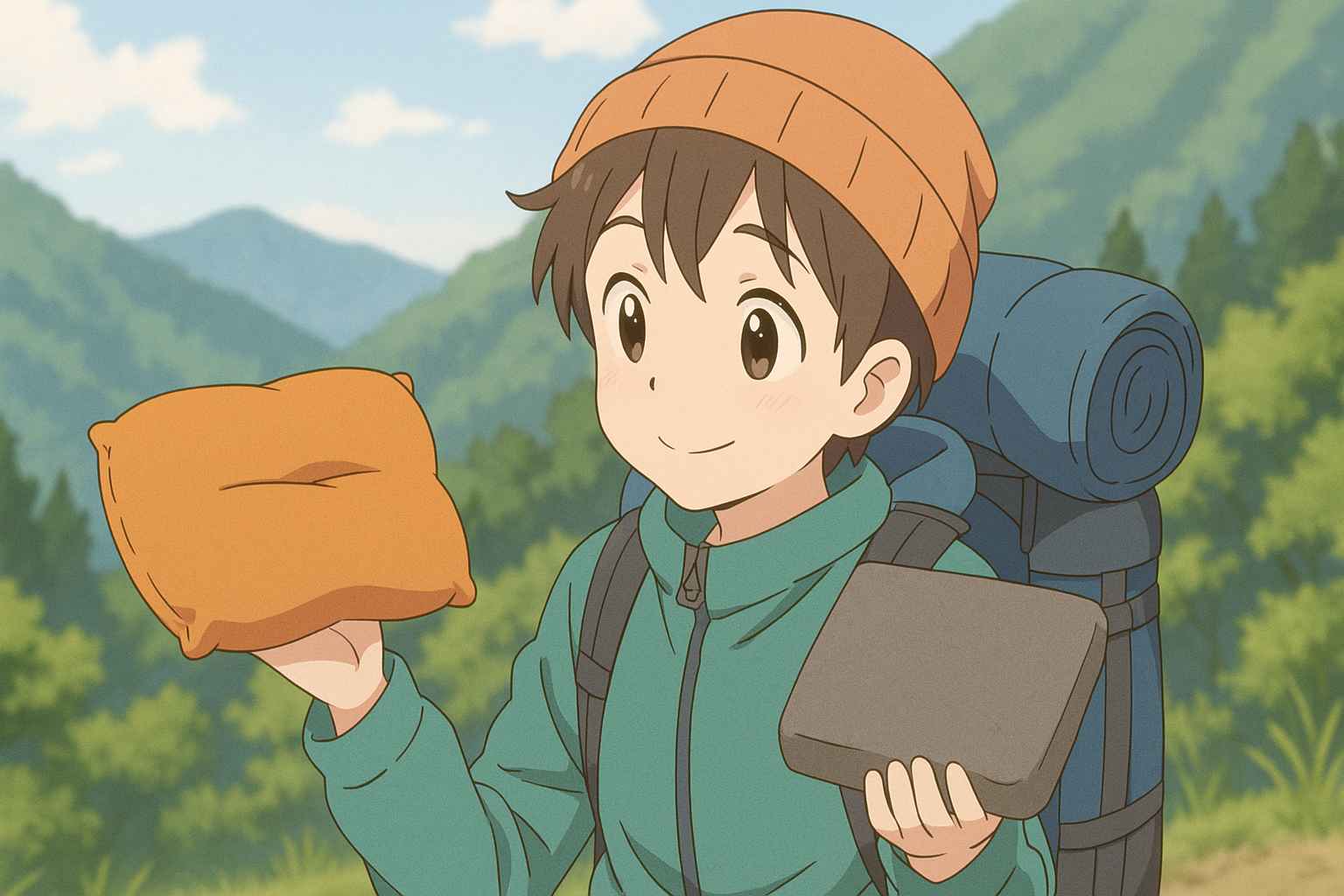 登山用まくらの種類比較