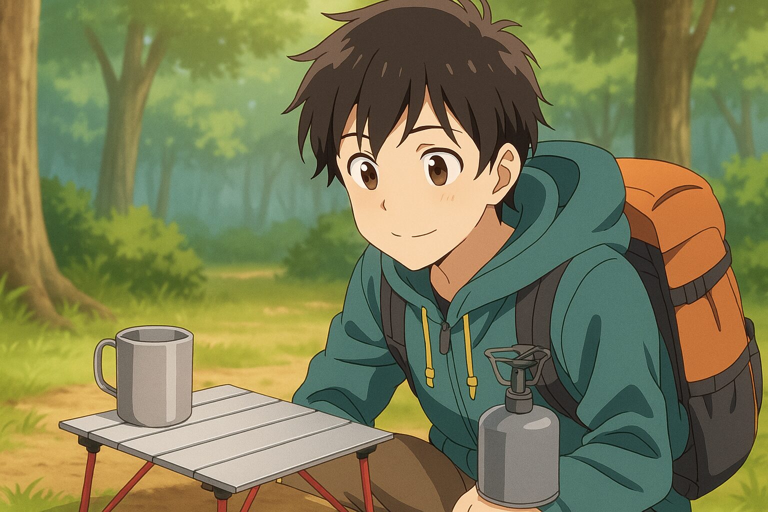 セリアの折りたたみテーブルのイメージ
