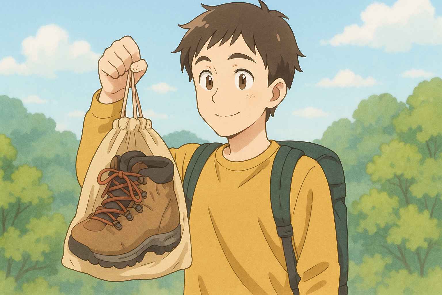 登山靴をザックにくくりつける時の注意点