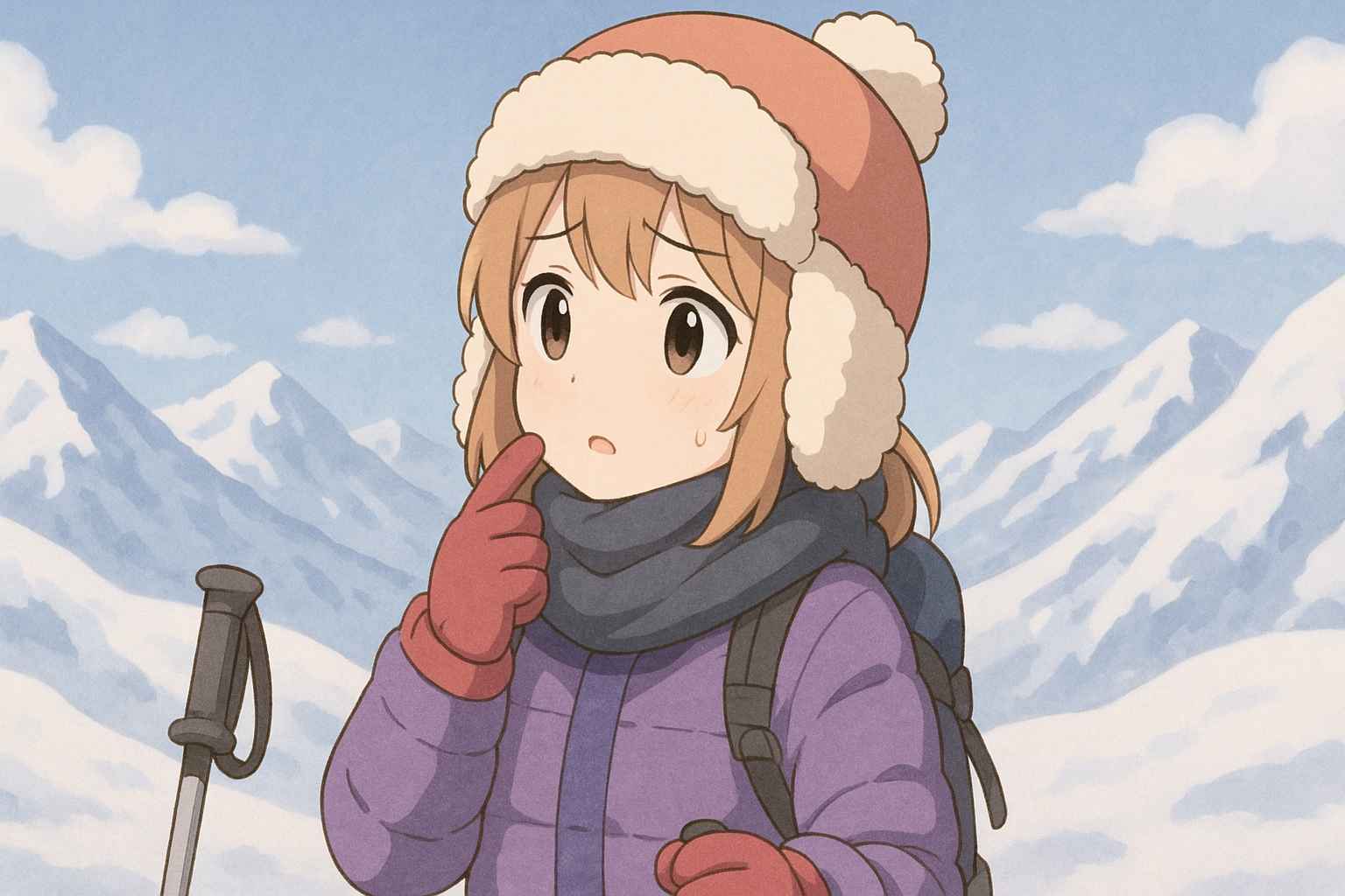 登山用のレディース防寒着