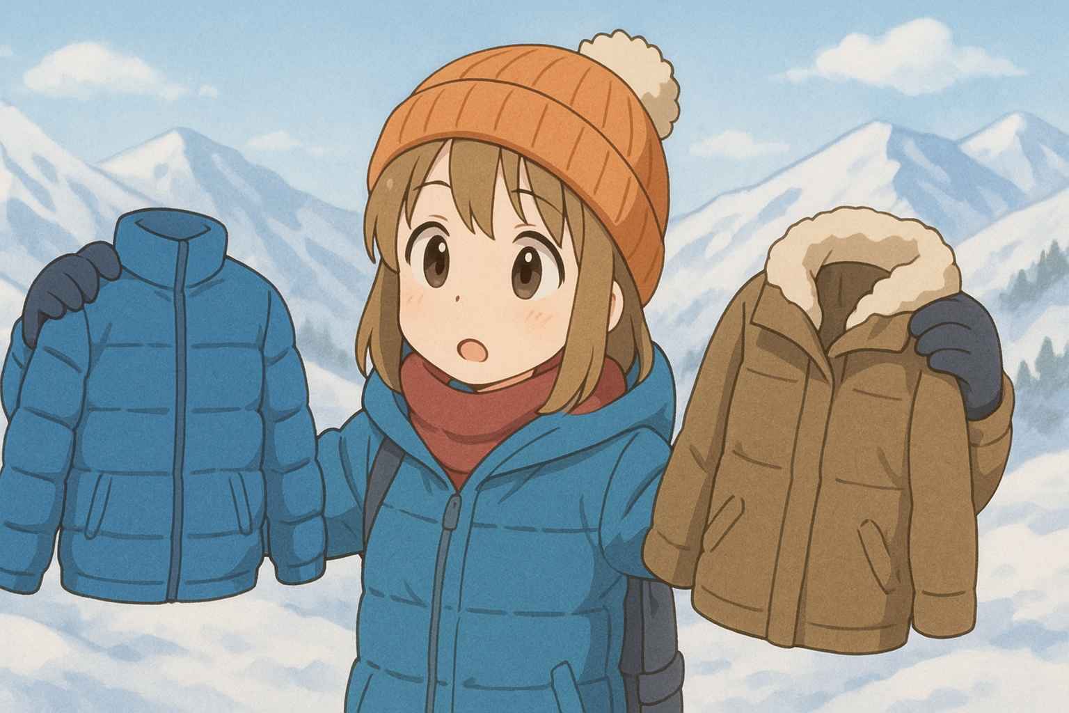 登山にはダウンとフリースどっちがいい？
